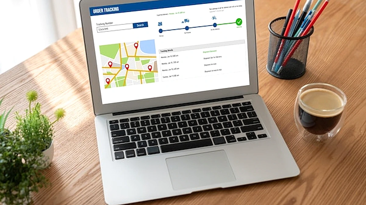 Delivery tracking system for ecommerce and modish online business to timely goods transportation and delivery